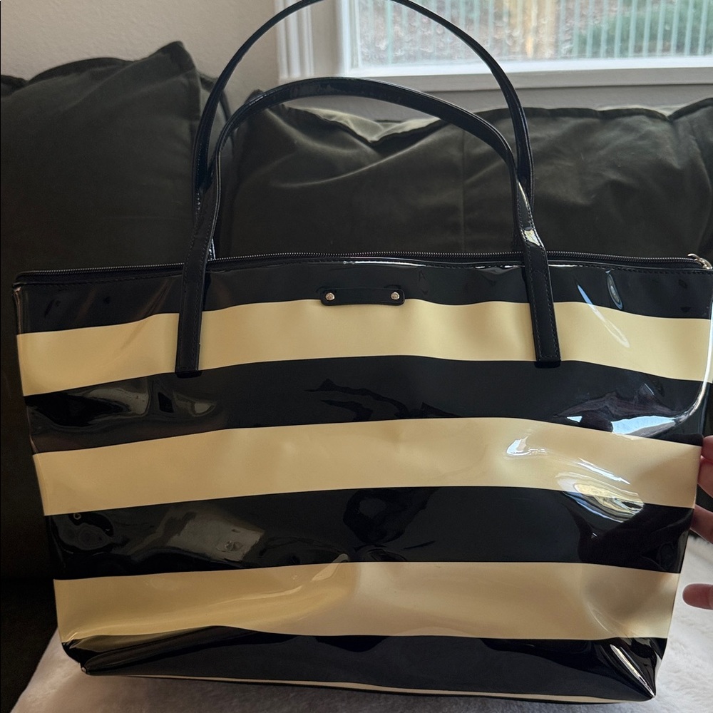 VINTAGE KATE SPADE STRIPED TOTE